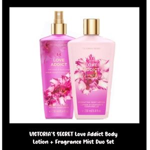 VICTORIA'S SECRET Love Addict Hydrating Body Lotion + Fragrance Mist Duo Set